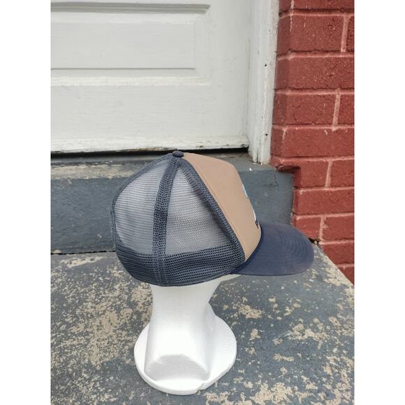 Patagonia Stand Up Blue/White Wave Surf Trucker Hat Snapback - Picture 5 of 7